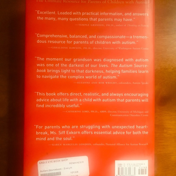 The Autism Sourcebook: Diagnosis, Treatment, Coping & Healing Hardcover - Picture 3 of 8